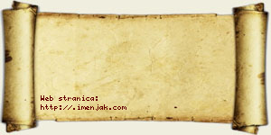 Isidor Đenadić vizit kartica